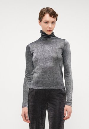 VMSARAH ALBERTE ROLLNECK - Strikkegenser - black/silver