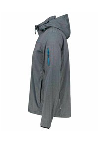 CMP MIT KAPUZE - Softshelljacke - anthrazit mel