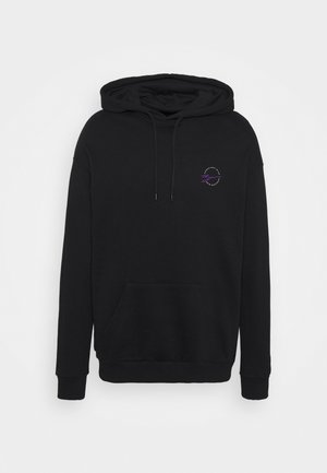 UNISEX - Huvtröja med dragkedja - black