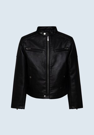 Kunstlederjacke - black