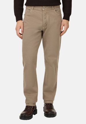 STRETCH - Jeans Straight Leg - taupe