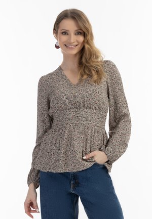 Pusero - beige mehrfarbig