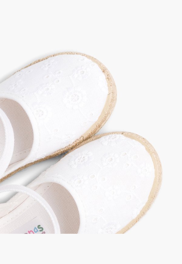 Riemchenballerina – blanco