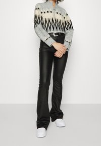 Object Tall Strickpullover - light grey
