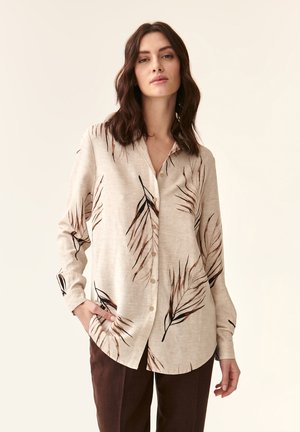 TATUUM GONIKO - Overhemdblouse - beige melange