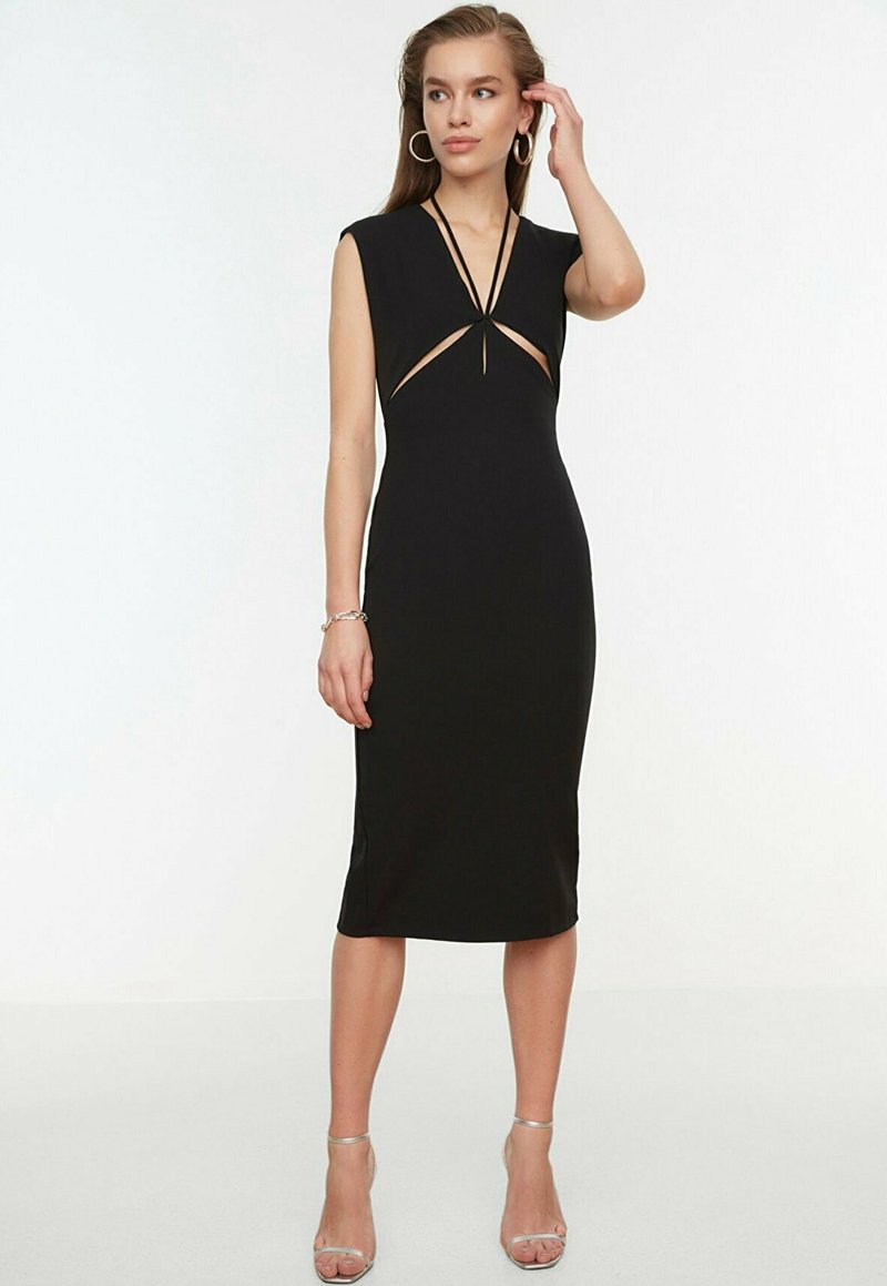 Damen Kleider | Trendyol Etuikleidblack/schwarz - KE58109 Damen Kleider | Trendyol Etuikleidblack/schwarz - KE58109
