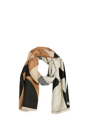 MOTIF GRAPHIQUE - Écharpe - camel