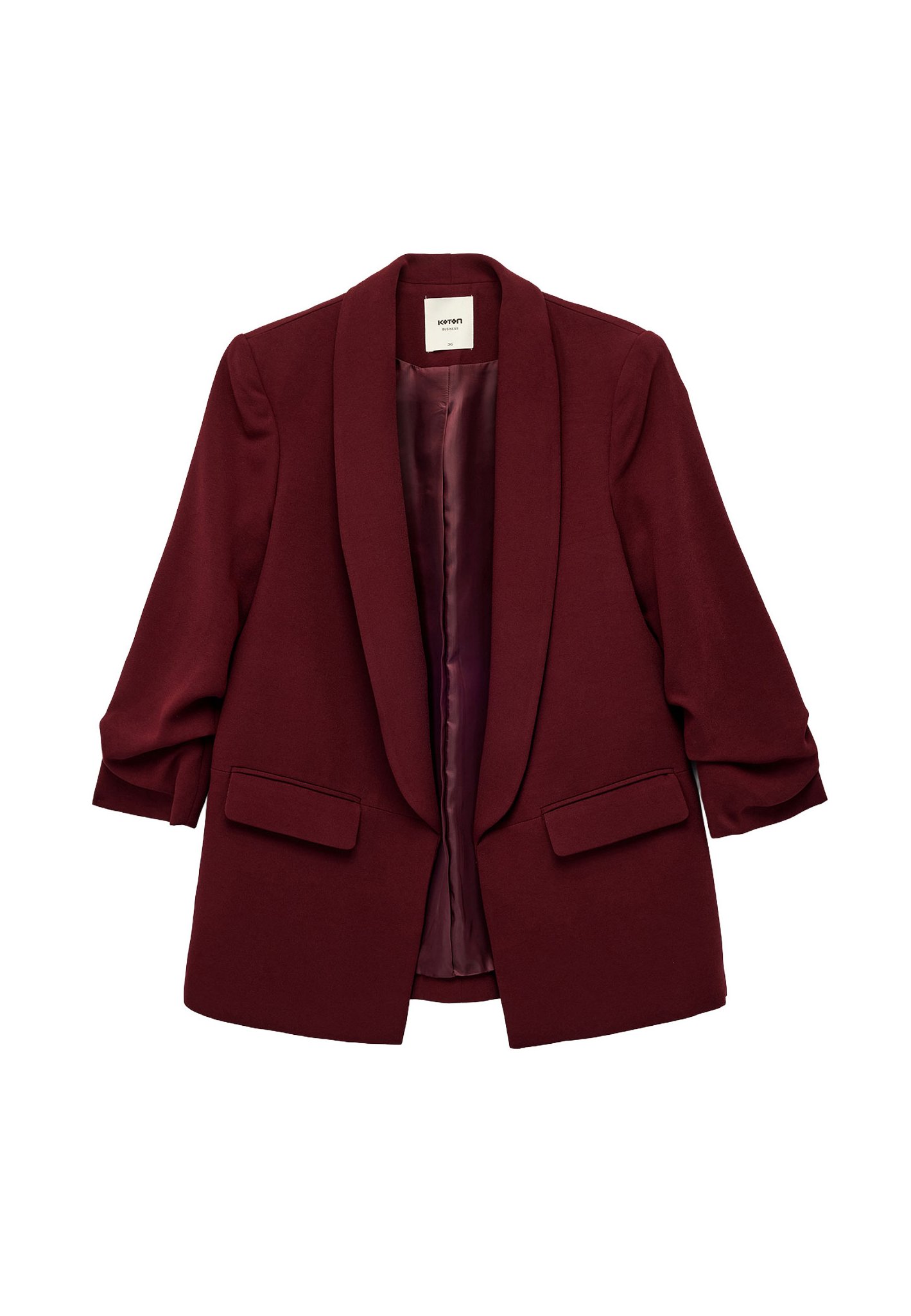 Koton 3/4 SLEEVE Blazer bordeaux Zalando