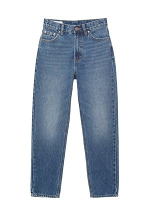 PULL&BEAR, HIGH-WAIST - MOM JEANS < - Jean Mom - dark blue