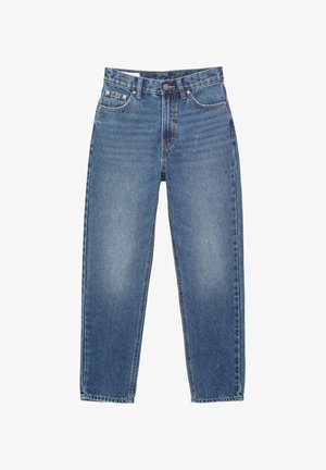 PULL&BEAR, HIGH-WAIST - MOM JEANS < - Jean Mom - dark blue