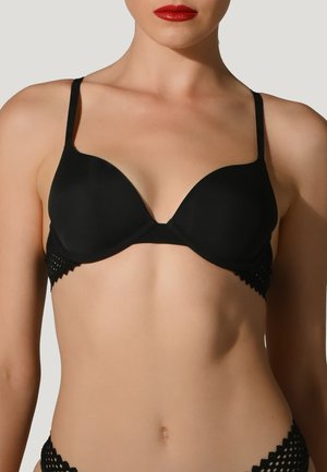 ROMANTIC NET - Push-up BH - black