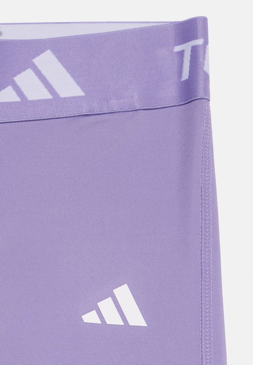 adidas JUNIOR TECHFIT UNISEX - Leggings - magic lilac/white — photo 3