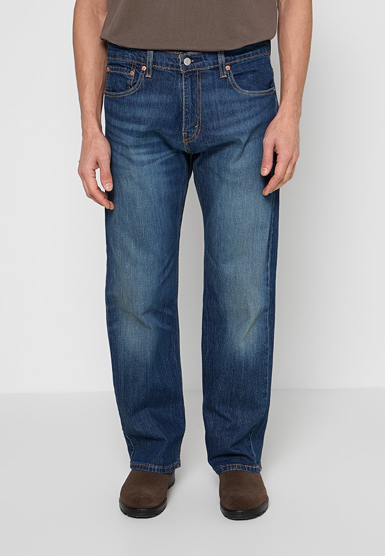 Levi’s® Straight leg jeans blauw gemêleerd