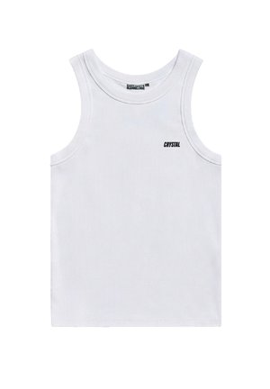 CRYSTAL PARIS, CRYSTAL PARIS TANK TOP CORE - Polo shirt - white