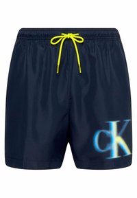 Calvin Klein Swimwear MEDIUM DRAWSTRING-GRAPHIC - Shorts da mare - navy iris