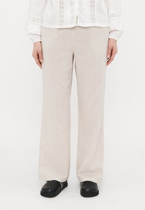 TROUSERS - Pantaloni - light beige