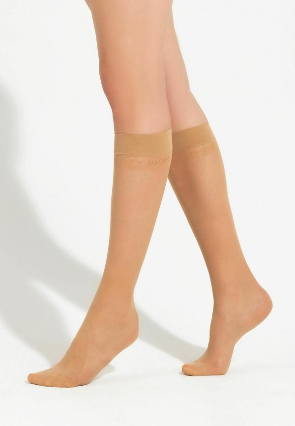 2ER PACK - Kniestrümpfe - golden