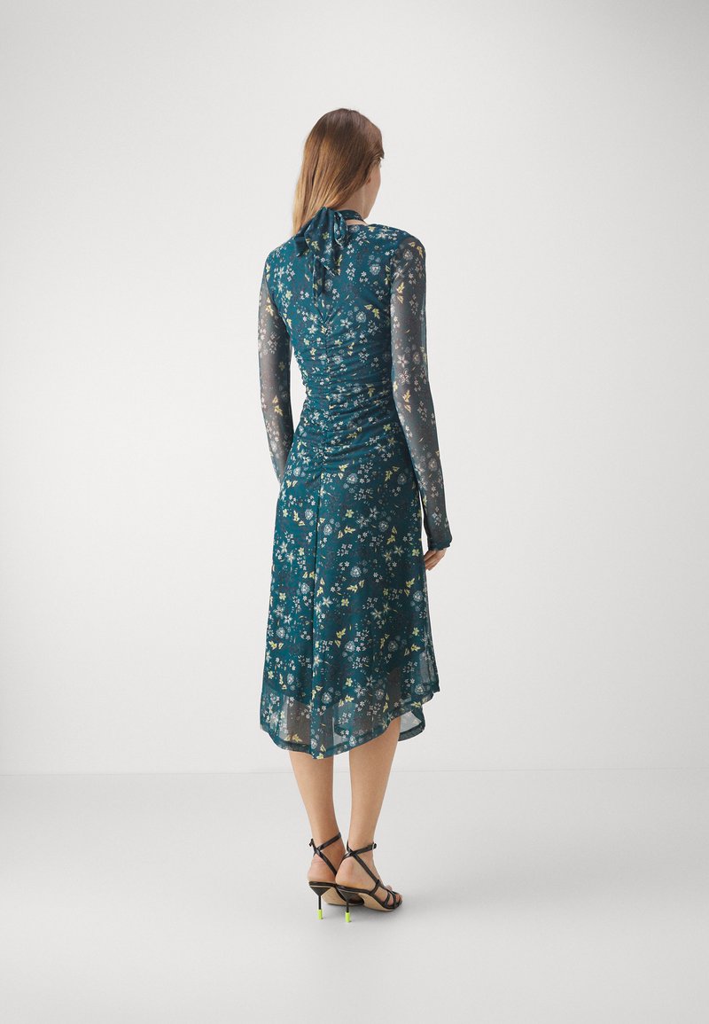 dark green flower dress CAROLINE KILKENNY MINT GREEN LACE BUTTON UP DRESS CARRIE 126