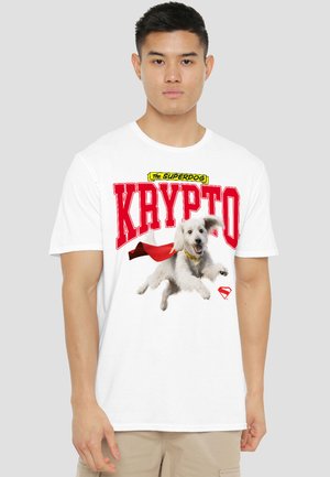 Cotton Soul, SUPERMAN 2025 KRYPTO COLLEGE - Print T-shirt - white