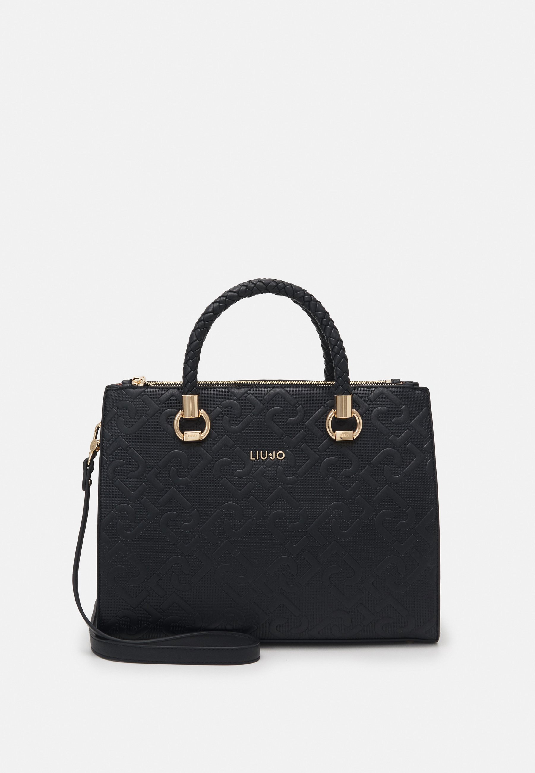 LIU JO SATCHEL DOUBLE ZIP - Borsa a mano - nero - Zalando.it