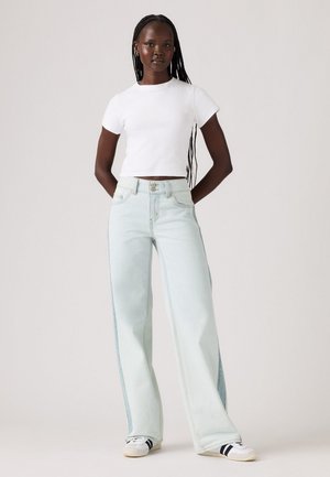 Levi's® SUPERLOW LOOSE STRIPE - Jeans relaxed fit - stripe hype