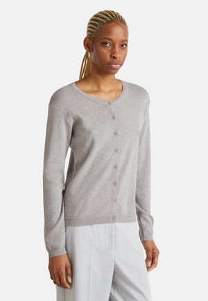 United Colors of Benetton CREW NECK - Cardigan - grey