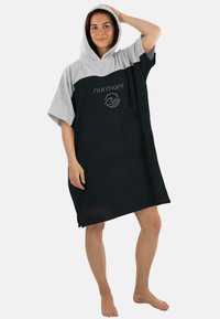 Normani SURFER PONCHO - Strandaccessoire - schwarz