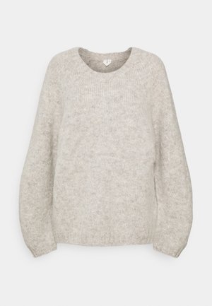 Stickad tröja - grey