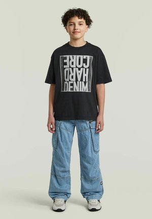 G-STAR, BOYS OVERSIZED T-SHIRT - T-Shirt print - salute