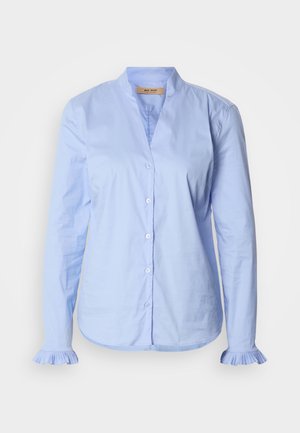 Mos Mosh PLEAT SHIRT - Skjortebluse - brunnera blue