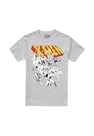 Print T-shirt - sport grey