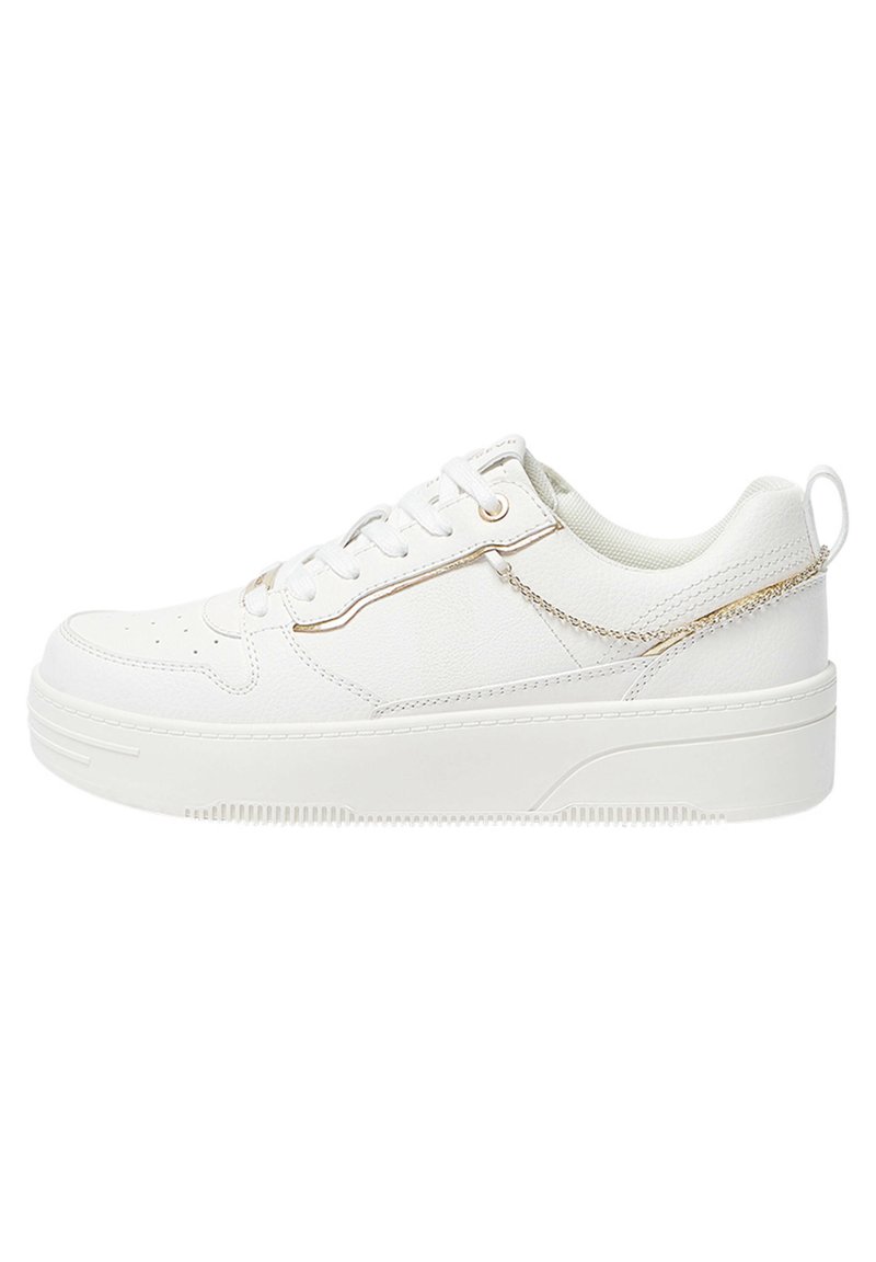 PULL&BEAR WITH CHAIN DETAIL Sneakers goldcoloured/guldfarvet