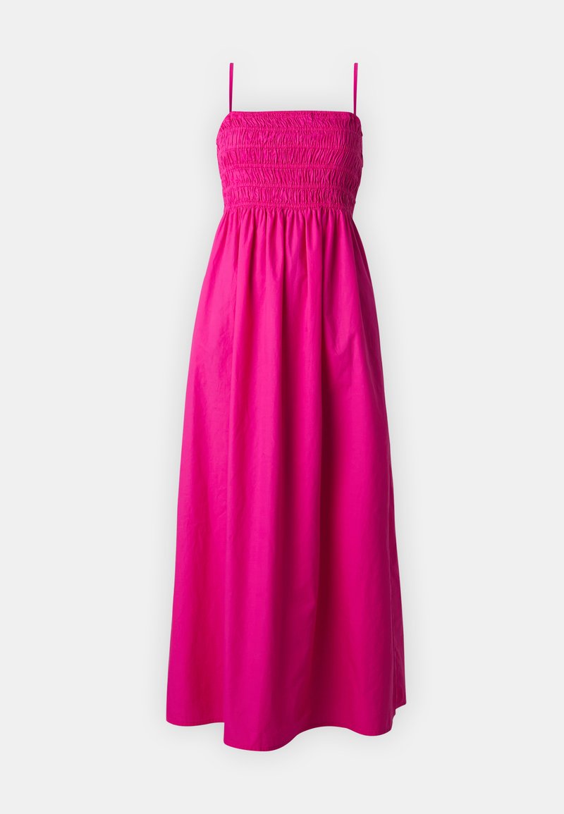 gap pink maxi dress GAP SMOCKED DRESS - Day dress - sizzling fuchsia/pink