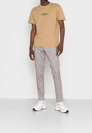 Hollister Co., T-shirt con stampa - beige