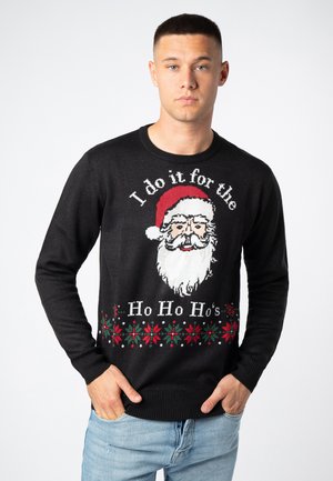 Strickpullover - black