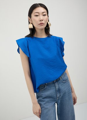 Calliope MANICHE CON ROUCHES  - Camicetta - blu
