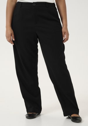 MERLA STRAIGHT - Trousers - black deep