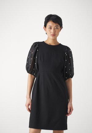 PONTE DRESS - Jumper dress - black