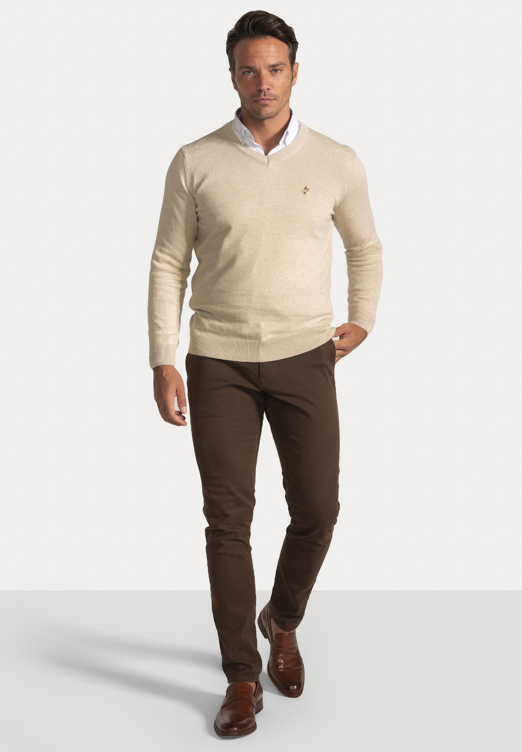 Collo Coreana Maglioncino Camicia Coreana Maglione Abbinare