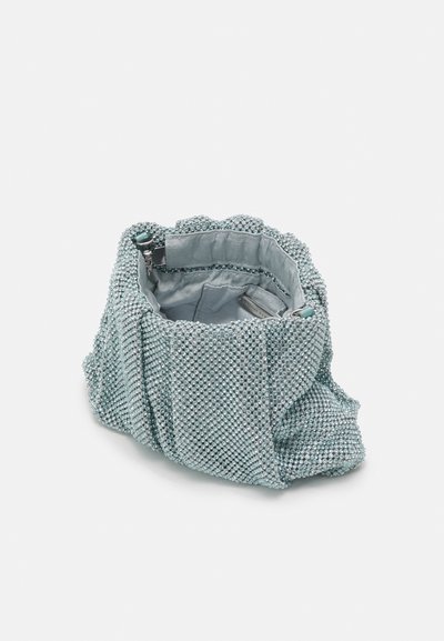 Loeffler Randall CRYSTAL GATHERED FLAT - Carteira de mão - blue