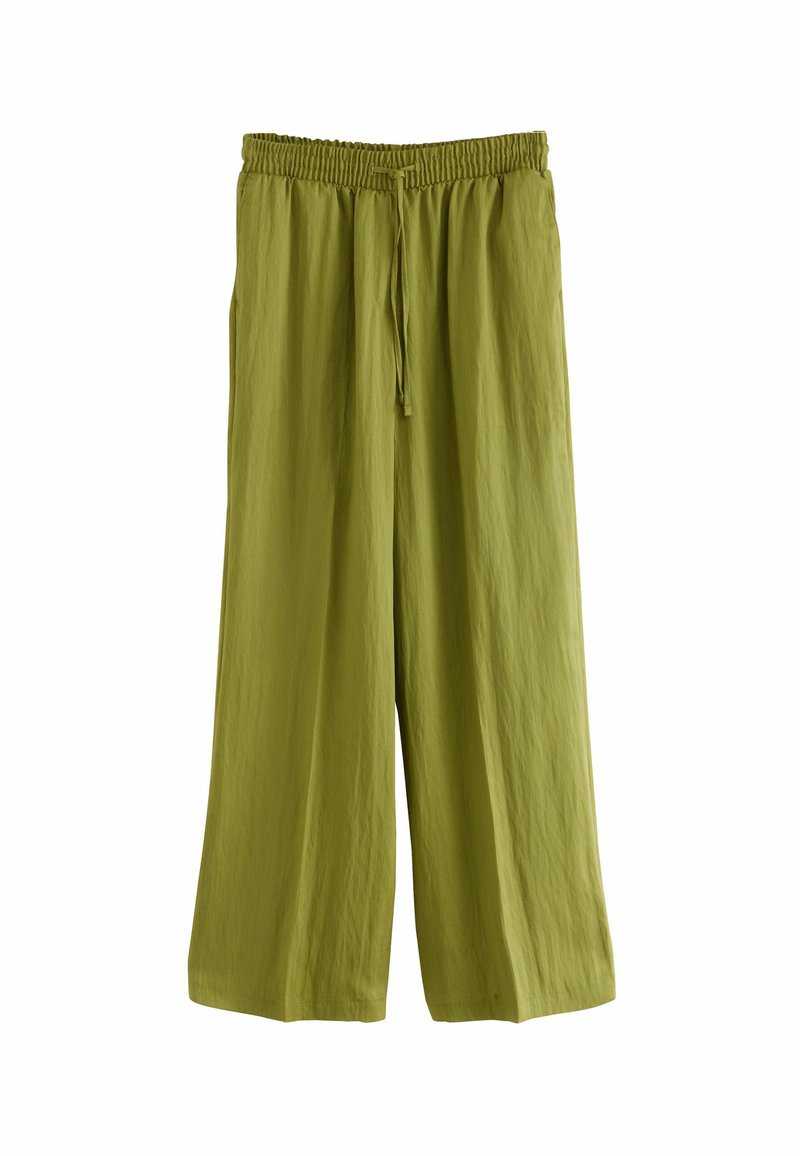 Next TALL FIT - ELATICATED WAIST WIDE - Pantaloni - green
