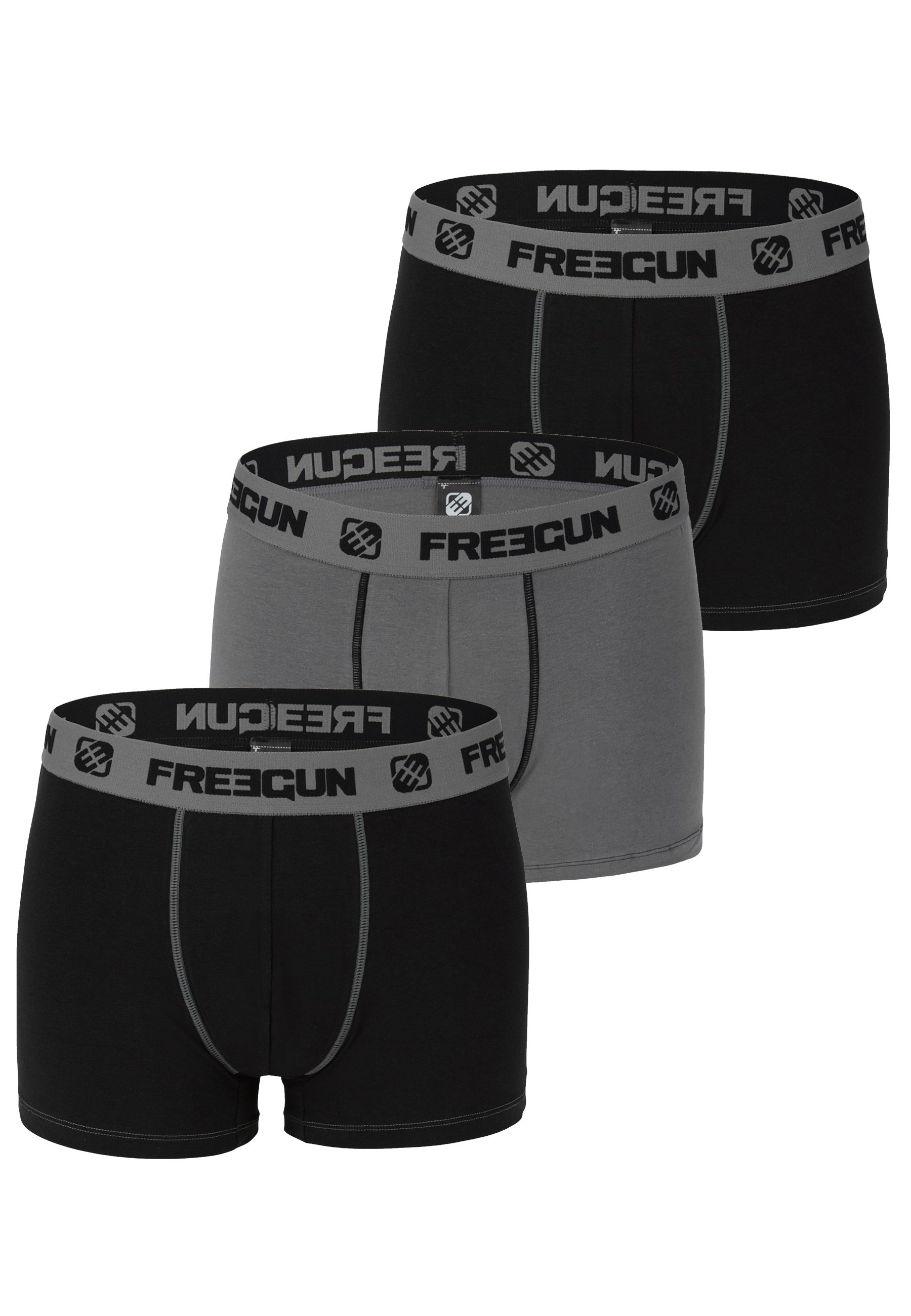 Confezione Da 3 Boxer Con Stampa Colore Grigio Scuro - - 044IG-90X - Foto 11