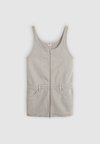 MINI ZIP DRESS - Τζιν φόρεμα - pebbled path psk