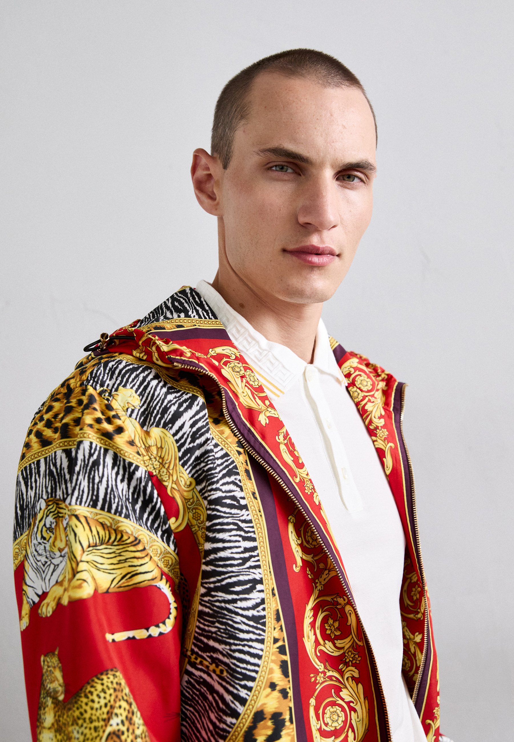 Versace BLOUSON WILD CAT TECHNICAL - Summer jacket - lipstick red