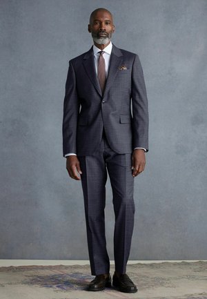 Next SLIM FIT SIGNATURE ZIGNONE CHECK  - REGULAR FIT - Anzugsakko - purple
