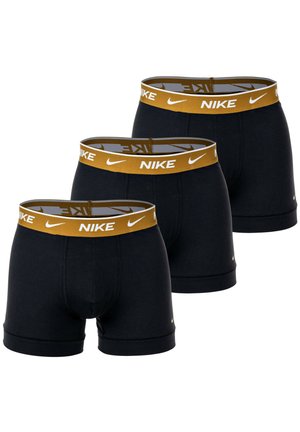 Nike Underwear TRUNK 3 PACK - Calzoncillos bóxer cortos - schwarz gold