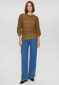 Nümph NURIETTA POINTELLE PULLOVER - Džemperis - kangaroo