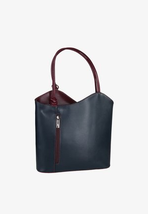 DrachenLeder, Handtas - blau/braun