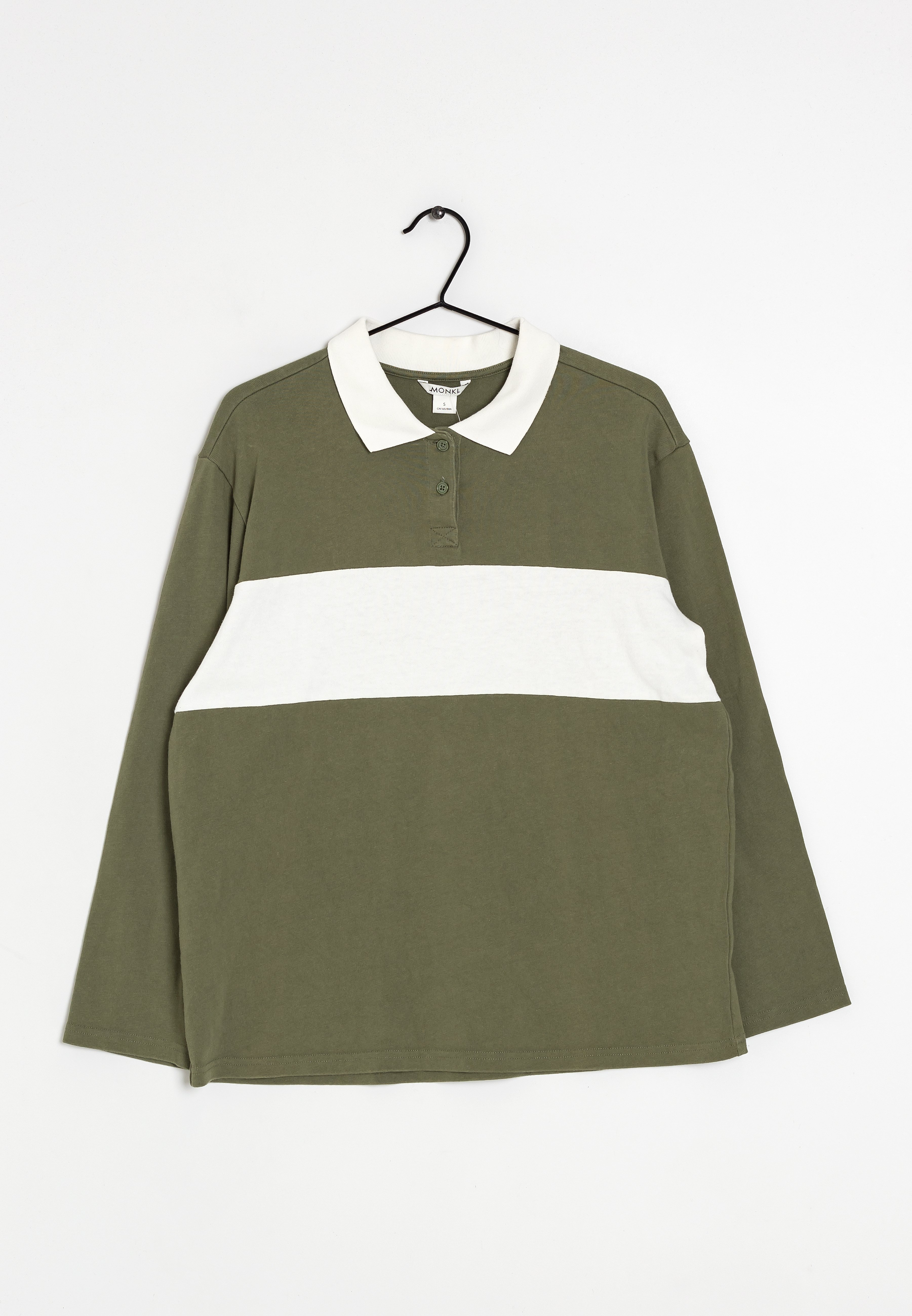 Monki Polo shirt - green - (Pre-owned) - Zalando.ie