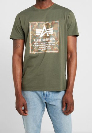 T-shirts print - olive